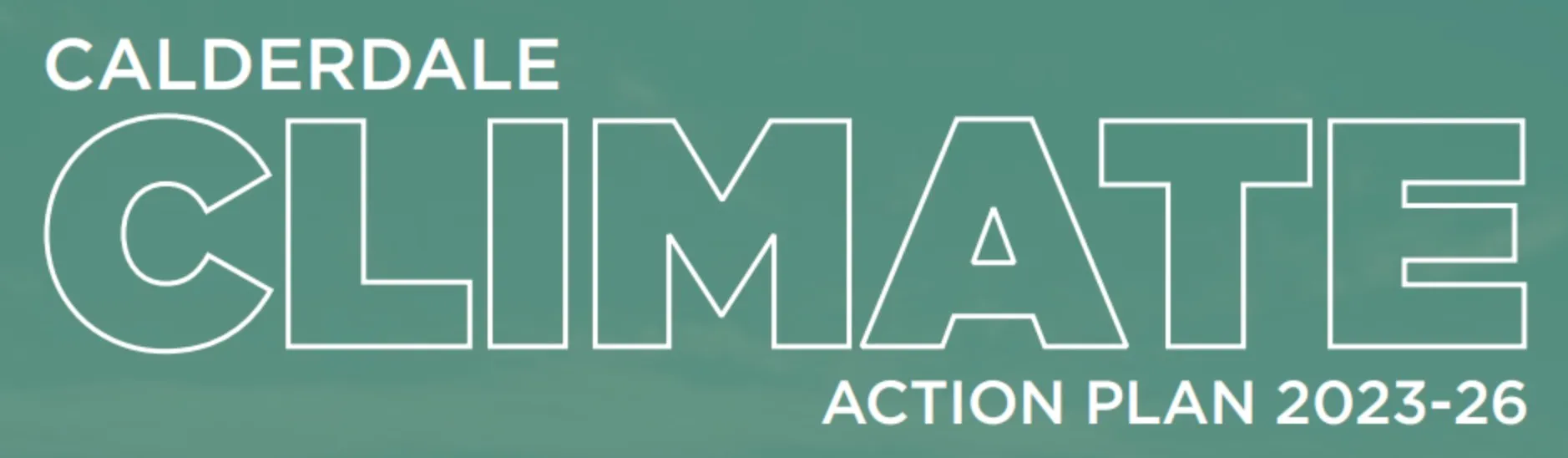 Calderdale Climate Action Plan graphic